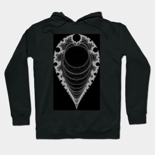 Inverted Mandelbrot II Hoodie